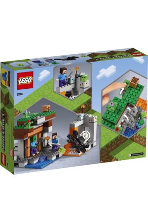 ® Minecraft™ Terk Edilmiş Maden 21166 - Çocuklar İçin Yaratıcı Yapım Oyuncağı Seti (248 Parça) RS-L-21166 - 4