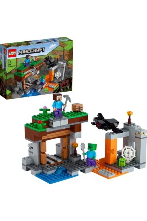 ® Minecraft™ Verlassene Mine 21166 – Kreatives Konstruktionsspielzeugset für Kinder (248 Teile) - 1