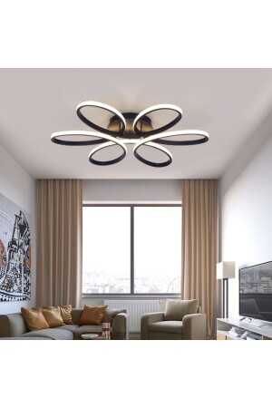 Minel Dekor Papatya Model Led 50cm- Tavan Lambası- Modern Aydınlatma- Dekoratif Şık Avize - 2