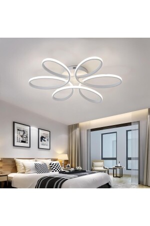 MİNEL DEKOR PAPATYA MODEL LED50 CM, TAVAN LAMBASI, MODERN AYDINLATMA,DEKORATİF ŞIK AVİZE 112235 - 2