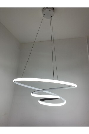 موديل مصباح عريض لون المعدات المعلقة LED50 CM، مصباح السقف، إضاءة حديثة، مصباح شيك مزخرفي - MİNEL DEKOR LED LIGHTING