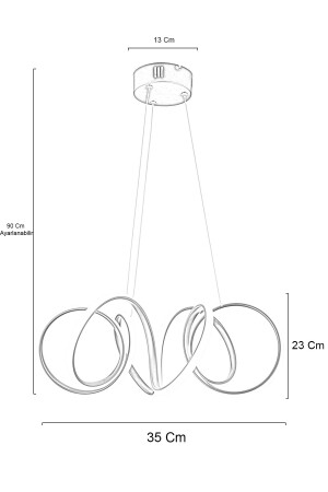 Minerva Antik Moderne Pendelleuchte Tageslicht Licht Wohnzimmer Küche Zimmer LED Kronleuchter - 4