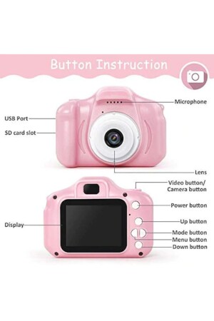 Mini-Bildungs-Digitalkamera für Kinder, 5 Teile, Spiel, Video, Fotoshooting, Cmr9, TYC00273710556 - 5