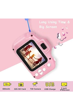 Mini-Bildungs-Digitalkamera für Kinder, 5 Teile, Spiel, Video, Fotoshooting, Cmr9, TYC00273710556 - 8