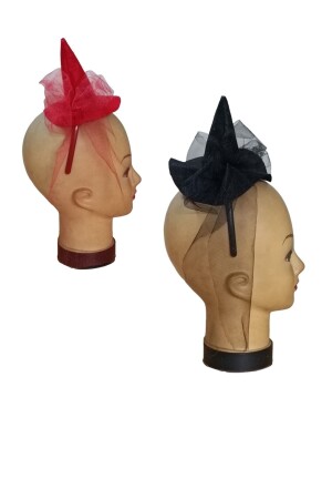 Mini Cadı Şapkalı Taç(siyah) - Yavuz Süs