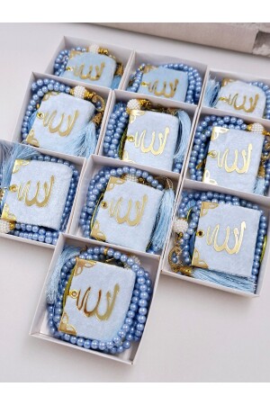 Mini Kuran-ı Kerim Ve Tesbih Mevlid Seti 10 Adet - Hira Tasarım