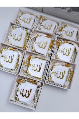 Mini Kuran-ı Kerim Ve Tesbih Mevlid Seti 10 Adet - Hira Tasarım