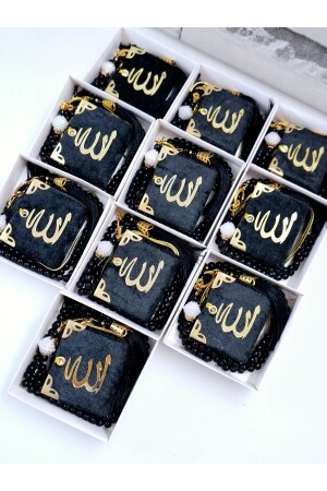 Mini Kuran-ı Kerim Ve Tesbih Mevlid Seti 10 Adet - Hira Tasarım