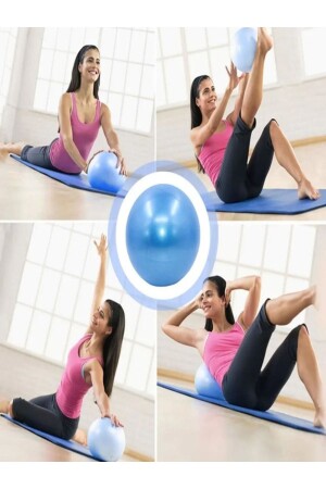 Mini-Pilatesball (25 cm / Blau) - 5