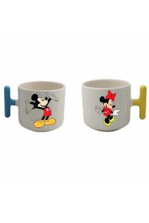 Minie Mickey Mouse Valentinstag entworfenes Lederarmband Geschenk Kaffeetasse Modelle 14-00010 - 1