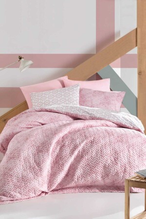 Minimal Serisi Çift Kişilik Complete Set - Best Pembe CTN-Rf-CMPLT-Ç.K-Best-Pembe - Cotton Box