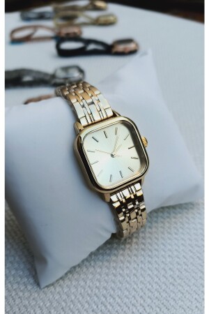 Minimale elegante quadratische Retro-Damenarmbanduhr TYC00677155448 - 2