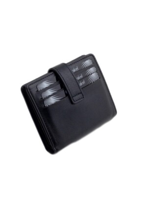 Minimale schwarze Herrenbrieftasche aus echtem Leder sb136hcp98 - 5