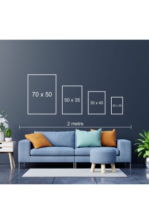 Minimalistisches Malset mit Holzrahmen huhu193 - 2