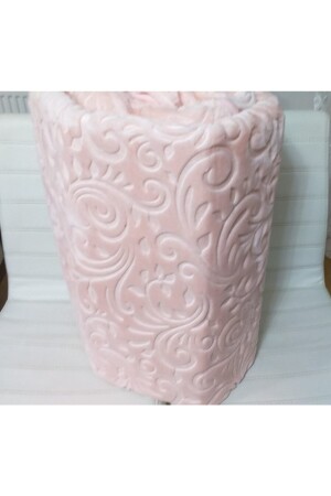 منز-سانس فاخرة الذهب Mink King Size Blanket 516 مسحوق 220x240 و كل من البطانية و فراش - Mink