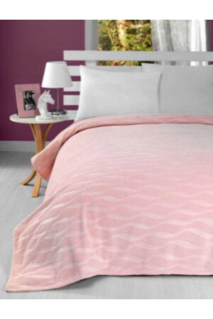 منز-سانس فاخرة الذهب Mink King Size غطاء كل من البطانية و غطاء السرير - Mink