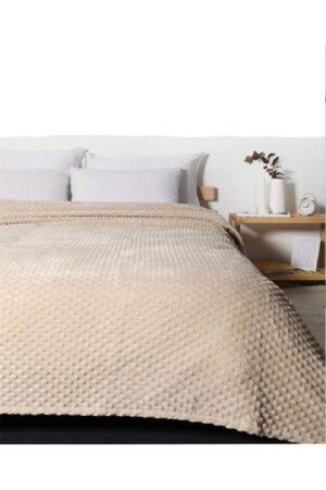 Mink Tomurcuk Battaniye Battal Boy 200x220 - Gençev Home Collections