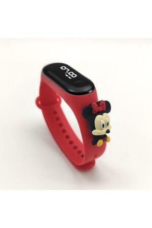 Minnie Mouse Dokunmatik Led Dijital Çocuk Saat - 1
