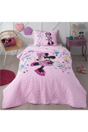 Minnie Mouse Icon Steppbettbezug-Set für Einzelbett 8697353525865 - 3