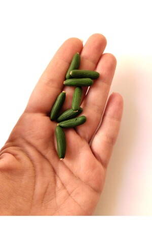 Minyatür el yapımı salatalık (1 adet) - 3