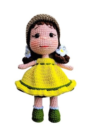 Minyatür Lily Bebek Amigurumi Organik Oyuncak Opminyatürlilybebek - 1