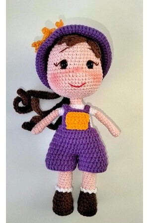 Minyatür Nelly Bebek Amigurumi Organik Oyuncak Opminyatürnellybebek - 2