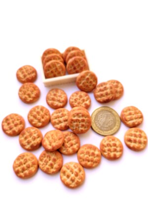 Minyatür pide ekmek (1 adet) sylvanian families & uyumlu ekmek - 6