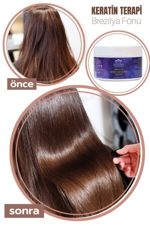 Miraculous Premium Cream Keratin Therapy / Anhaltende Pflege für Monate / Seidiges und glattes Haar / Brasilianisches Föhnen / - 3