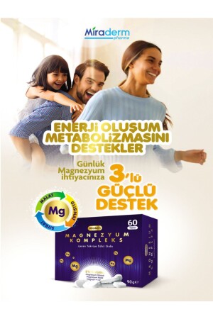 MİRADERM MAGNESIUM KOMPLEX 60 KAPSELN - 3