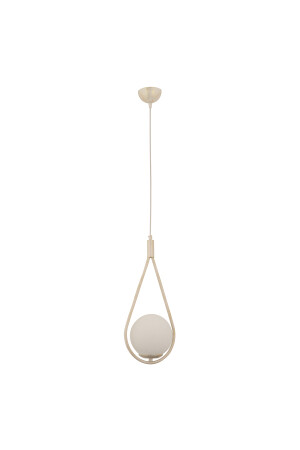 Mirza Single White Wiped Pendelleuchte, weißes Glas, moderne Pendelleuchte, Küche, Wohnzimmer, Pendelleuchte, Kronleuchter 3539-01-WH - 7