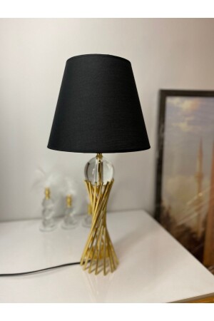 مـنـز-ميسـبـه بورغـو لـمـصـباح طاولة بـمـصـباح زجاجي ذو الذهب المغطى، لـمـ - asellus