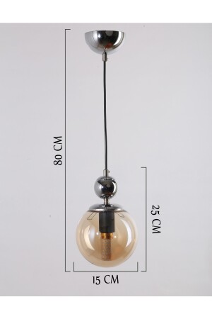 Misket verchromter Honigglas-Kronleuchter 20220230004 - 5