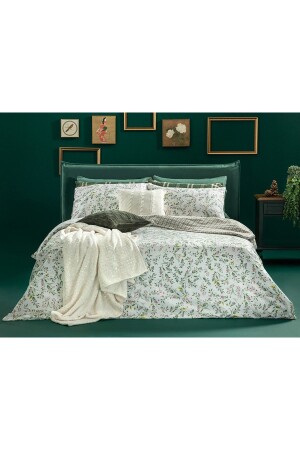 Mistletoe Bumbac For One Person Set Lenjerıe De Pat 160x220 Cm Green TYC00613683617 - 1