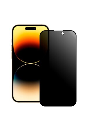 Mit dem iPhone 15 PRO kompatibler unzerbrechlicher Glas-Privacy-Ghost-Displayschutz mit vollständiger Abdeckung - 8