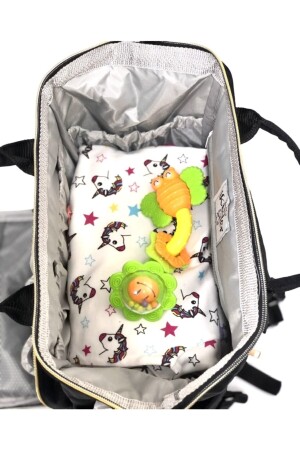 Mit Pailletten besetzte Mutter-Baby-Pflegetasche, Fach für Thermoflaschen, leicht zu öffnendes Rucksackmodell Full - 4