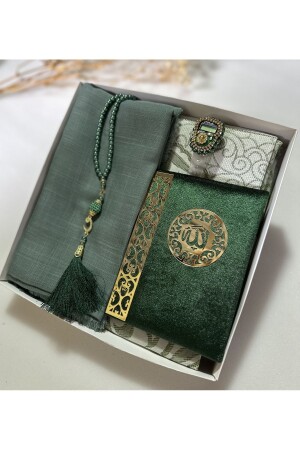 Mitgift – Geschenk – Brautpaket-Set – Taft-Gebetsteppich – Yasin – Gebetsperlen – Dhikr Matic - 2