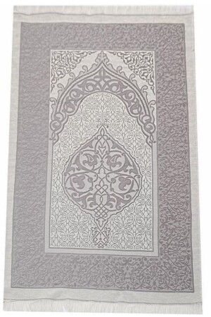 Mitgift-Geschenk für Herren, Yasin, Gebetsteppich, Gebetskette, Totenkopf-Käppchen, besonderes Design, Luxus-Set, 120 x 70 cm - 6