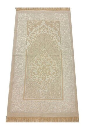 Mitgift-Geschenkbox aus Nerz-Gebetsteppich-Set, luxuriöser Taft-Gebetsteppich, Perlen-Gebetsperlen, mittlere Größe, heiliger Koran, 70 x 110 - 3