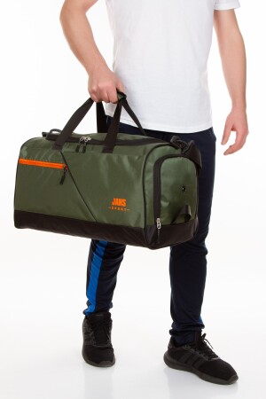 Mittelgroße Unisex-Sport-, Fitness- und Reisetasche mit Schuhfach und Thermoskanne - 4