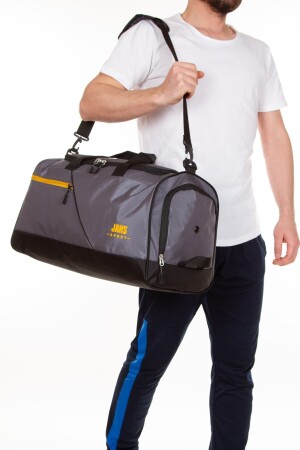 Mittelgroße Unisex-Sport-, Fitness- und Reisetasche mit Schuhfach und Thermoskanne - 4