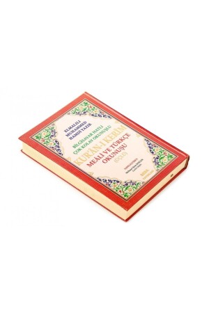 Mittelgroßer dreifacher Koran (arabisch-türkische Lesung und türkische Bedeutung) - 5