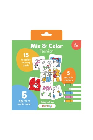 Mix & Color: Fashion - Karıştır Renklendir Moda Puzzle MRK012 - 1