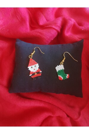 Miyuki Bead Handmade Weihnachtsmann und Socken Weihnachten Weihnachten - 2