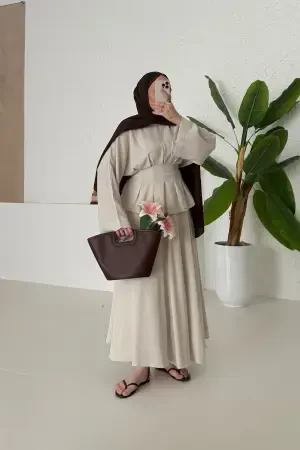 Mnk Pinterest Etek Takım Natural - Nuuwears