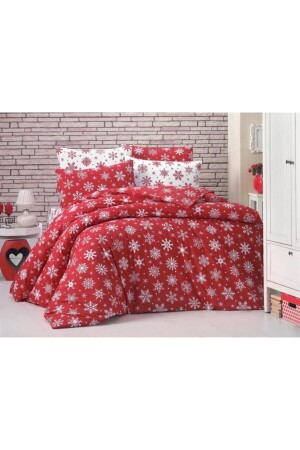 MNZ--فكرة السنة الجديدة الأحمر الواحد غطاء غطاء الملف 00022İPK - ipek home living