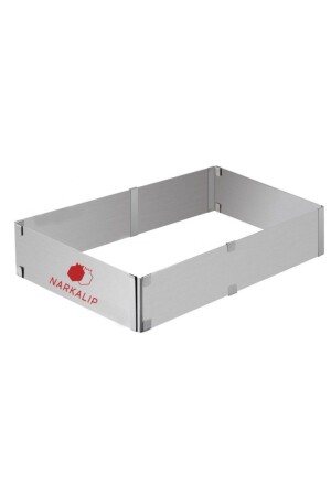 MNZ- مستطيل قابلة للتعديل كعكة طلاء نموذج رقم 001 - Nar kalıp