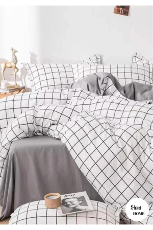 مجموعة غطاء غطاء الجانب المزدوج MNZ (مع ورقة) البيضاء الكاريشري014537772023889694 TYCSMBX7UN16 - Sheri Home