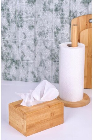 MNZ-- محفظة النابكين مجموعة حاملة المناشف الورقية في المنزل0259 - Bambum