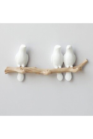 MNZ-تزيين ثلاثي الحائط عصري طائر على فرع حائط تزيين الحائط خدوش098 - CajuArt