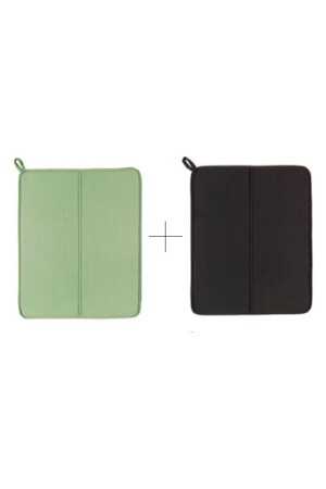 مادة جافة الأطباق من نوع MNZ، 1 خضراء 1 خضراء داكن 2 قطع 95IKE99BMYS - IKEA